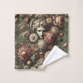 Ennui Elegance - Gotisch Viktorianisch Badhandtuch Set (Waschlappen)