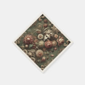 Ennui Elegance - Gotisches Barockmuster Serviette (Ecke)