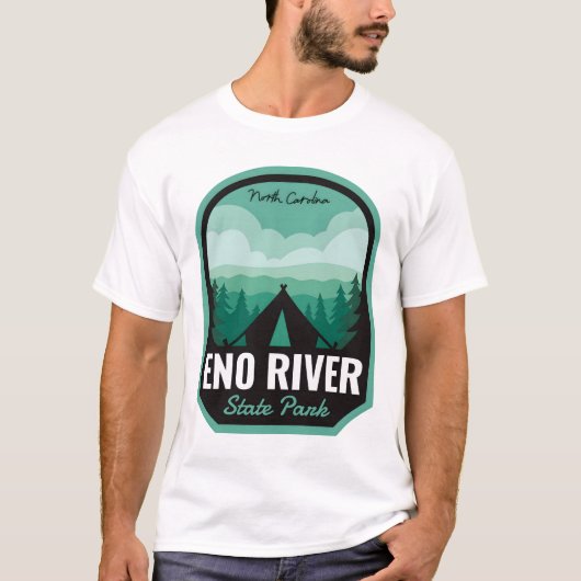Eno River Staat Park NC Camping T-Shirt (Vorderseite)