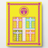 Enochian Air Elemental Tablet Fotoplatte (Vorderseite)