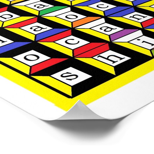 Enochian Air Tablette Poster (Ecke)