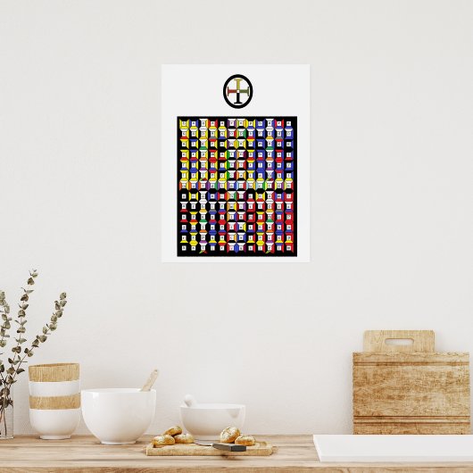 Enochian Earth Tablet Poster (Küche)