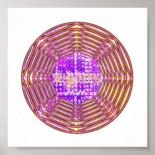 Enochian Sigil aus Quecksilber Poster (Vorne)