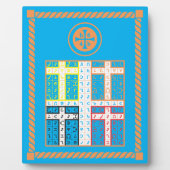 Enochian Water Elemental Tablet Fotoplatte (Vorderseite)