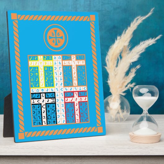 Enochian Water Elemental Tablet Fotoplatte (Seite)