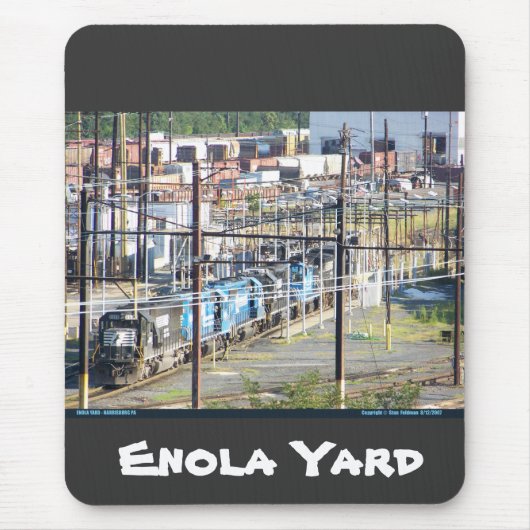 Enola Norfolk Southern Railway Yard Harrisburg PA Mousepad (Vorne)