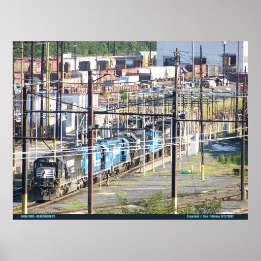 Enola Railroad Yard, Harrisburg Pennsylvania Poster (Vorne)