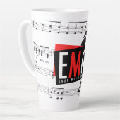 Enon Music Group Latte Tasse (Linke Ecke)