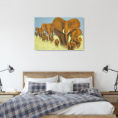Enorm, aber gekümmert leinwanddruck (Insitu (Schlafzimmer))