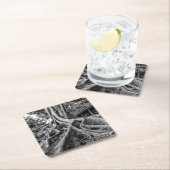 Enorme Gummibaumwurzeln Rechteckiger Pappuntersetzer (Vor Ort)