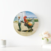 Enorme Hahn-Uhr Große Wanduhr (Zuhause)