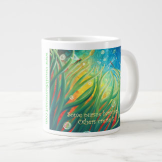 ENORME Kaffee-Tasse! Libelle, Gras, Zitat Jumbo-Tasse