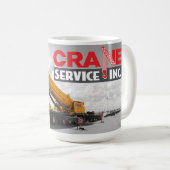 Enorme Kran-Tasse Kaffeetasse (VorderseiteRechts)