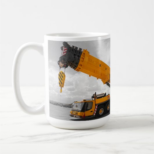 Enorme Kran-Tasse Kaffeetasse (Links)