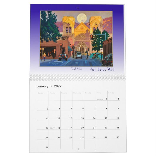 ENORME Kunst-Westkalender 2015 Kalender (Jan 2027)