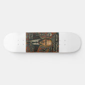 Enorme Riesen Deckz Art STRENGEREGELN Skateboard (Horizontal)