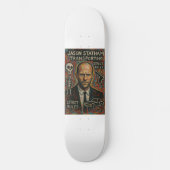 Enorme Riesen Deckz Art STRENGEREGELN Skateboard (Vorderseite)