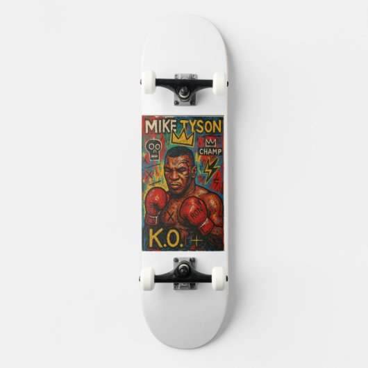 Enormer Riesen Deckz Art K.O. Skateboard (Vorderseite)