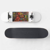 Enormer Riesen Deckz Art K.O. Skateboard (Horizontal)