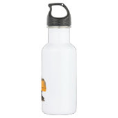 Enormer Schmutz-Bagger Edelstahlflasche (Rückseite)