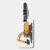 Enormer Schmutz-Bagger Gepäckanhänger (Vorderseite vertikal)