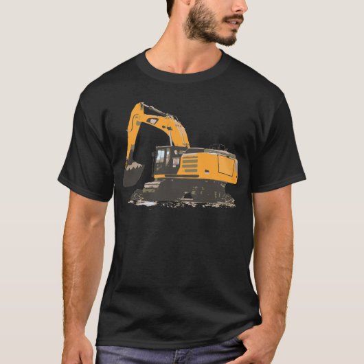 Enormer Schmutz-Bagger T-Shirt (Vorderseite)
