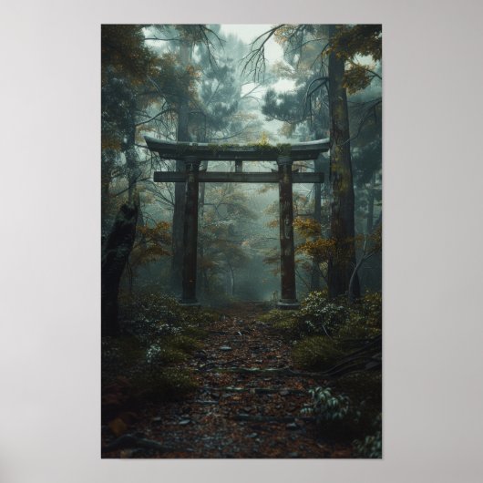 Enormes ancient Torii Gate Stehendes Tallposter Poster (Vorne)
