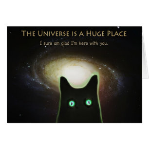 Enormes frohes Universum ~ bin ich hier mit Ihnen
