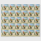 Enormes Hahn-Packpapier Geschenkpapier (Flach)