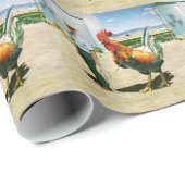 Enormes Hahn-Packpapier Geschenkpapier (Rolleneckpunkt)