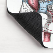 Enormes Herz nach innen Mousepad (Ecke)