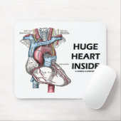 Enormes Herz nach innen Mousepad (Mit Mouse)