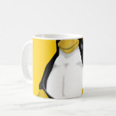 ENORMES LINUX TUX KAFFEETASSE (Vorderseite Links)