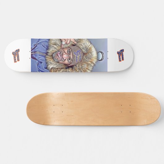 Enormous Riesenfellmantel, Albern Skateboard (Horizontal)