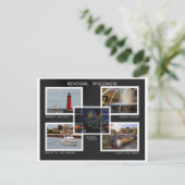 ENOSHA. WISCONSIN POSTKARTE (Stehend Vorderseite)