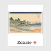 Enoshima in der Provinz Sagami Aufkleber (Blatt)