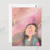 Enough-DNM-Postkarten Postkarte (Vorne/Hinten)