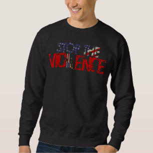 Enough End Gun Gewalt Genug Gun Kontrolle Orange Sweatshirt