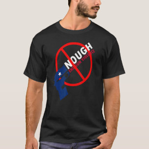 Enough End Gun Gewalt Texas Flag Orange tragen T-Shirt