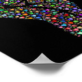 Enough Resist Fist Peace Liebe Anti Gun Gewalt Poster (Ecke)