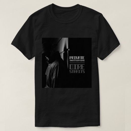 Enquêtes privées - Dire Straits classique T-Shirt (Design vorne)