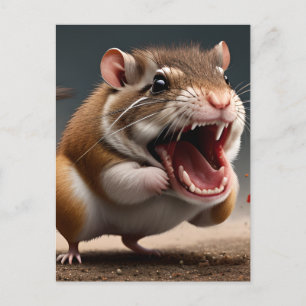 Enraged Gerbil Postkarte