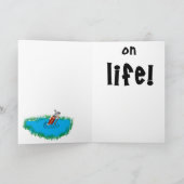 Enraged Golfer Karte (Innenseite)