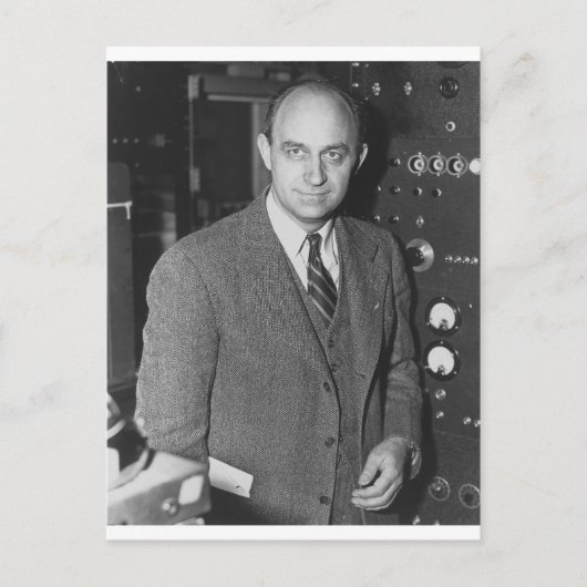 Enrico fermi postkarte (Vorderseite)
