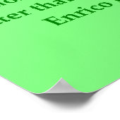 Enrico fermi Zitat Poster (Ecke)