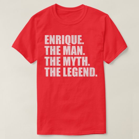 EnriqueEnrique Name Enrique Vorname T-Shirt (Design vorne)