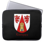 Enriquez Family Shield Electronics Bag Laptopschutzhülle (Vorderseite)