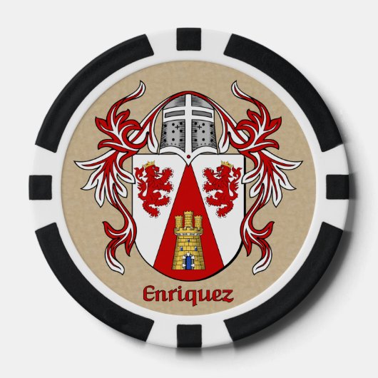 Enriquez Heraldic Arms Pokerchips (Vorderseite)