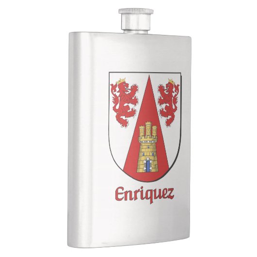 Enriquez Heraldic Shield Flachmann (Rechts)