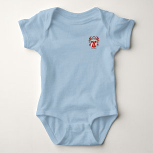 Enriquez Historischer Schild mit Helm und Mantle Baby Strampler